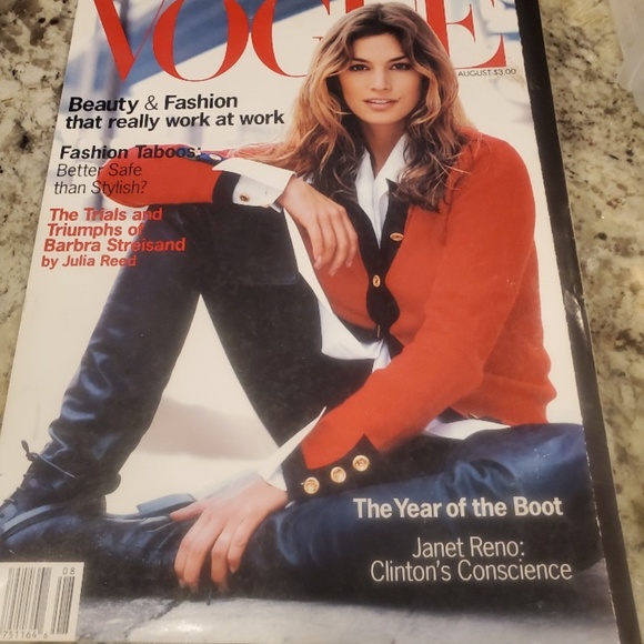 Vogue Other - 💋Vogue Vintage Magazine 1993*Cindy Crawford